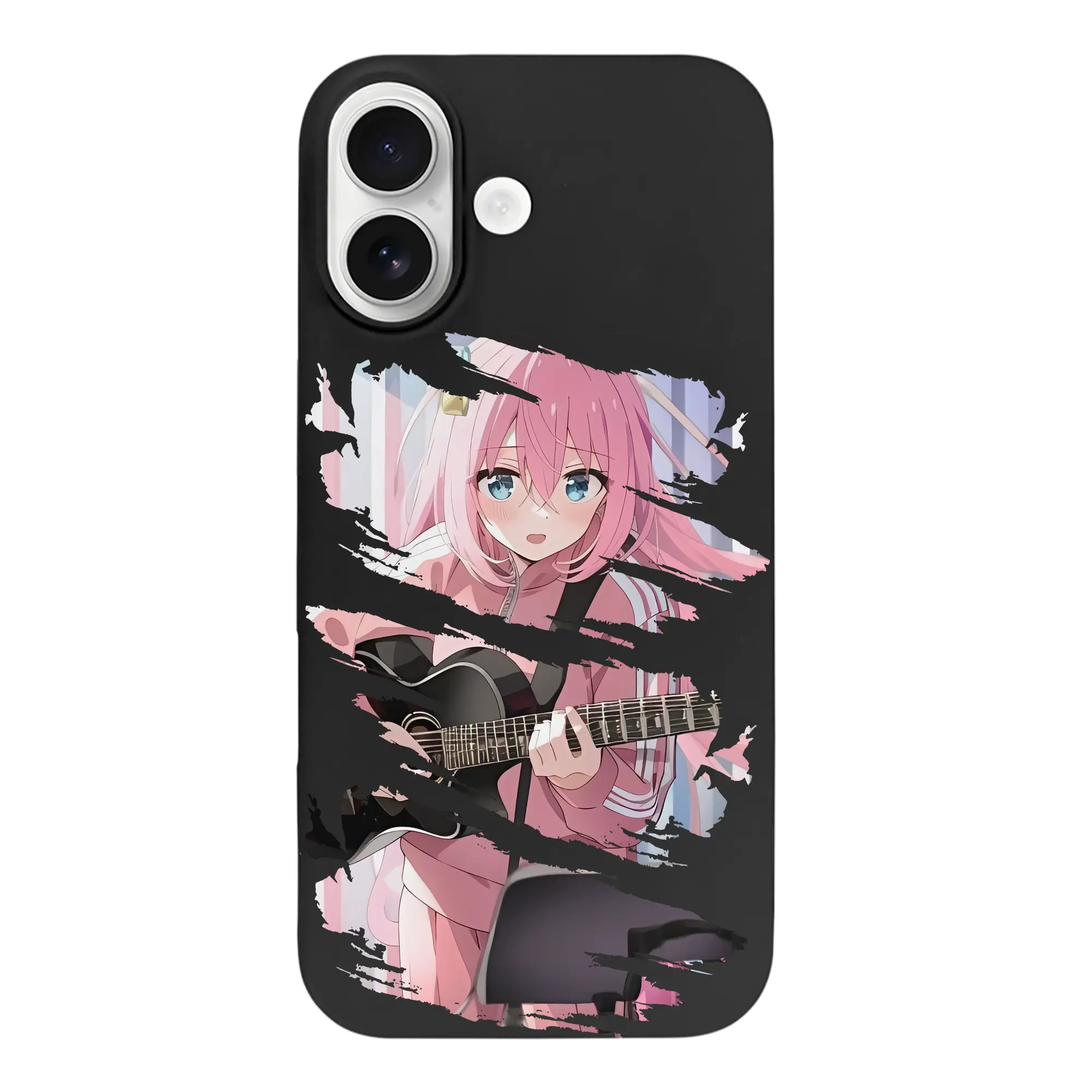 ぼっちざろっく！ グッズ,後藤ひとり - iPhone 17 シリーズ シリコンケース 薄型 耐衝撃 指紋防止 ソフトタッチカバー 精密フィット 傷防止 保護ケース iPhone 17/17 Air/17 Pro/17 Pro Max 対応